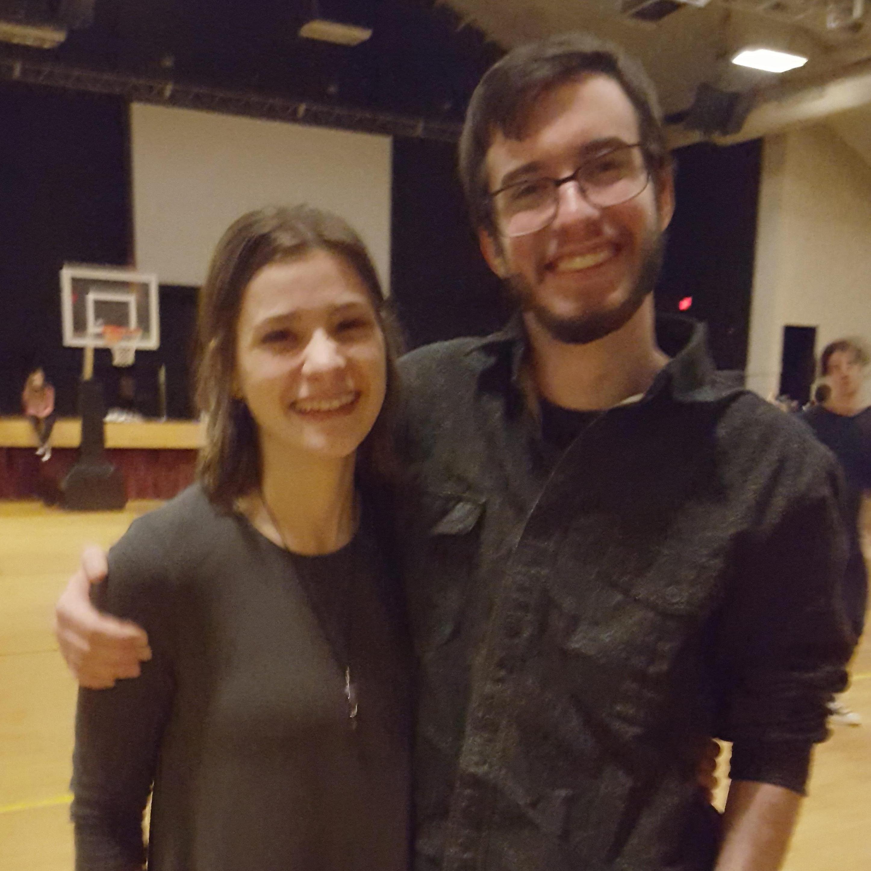 Swing dancing at Faithwalkers, where we danced together for the first time