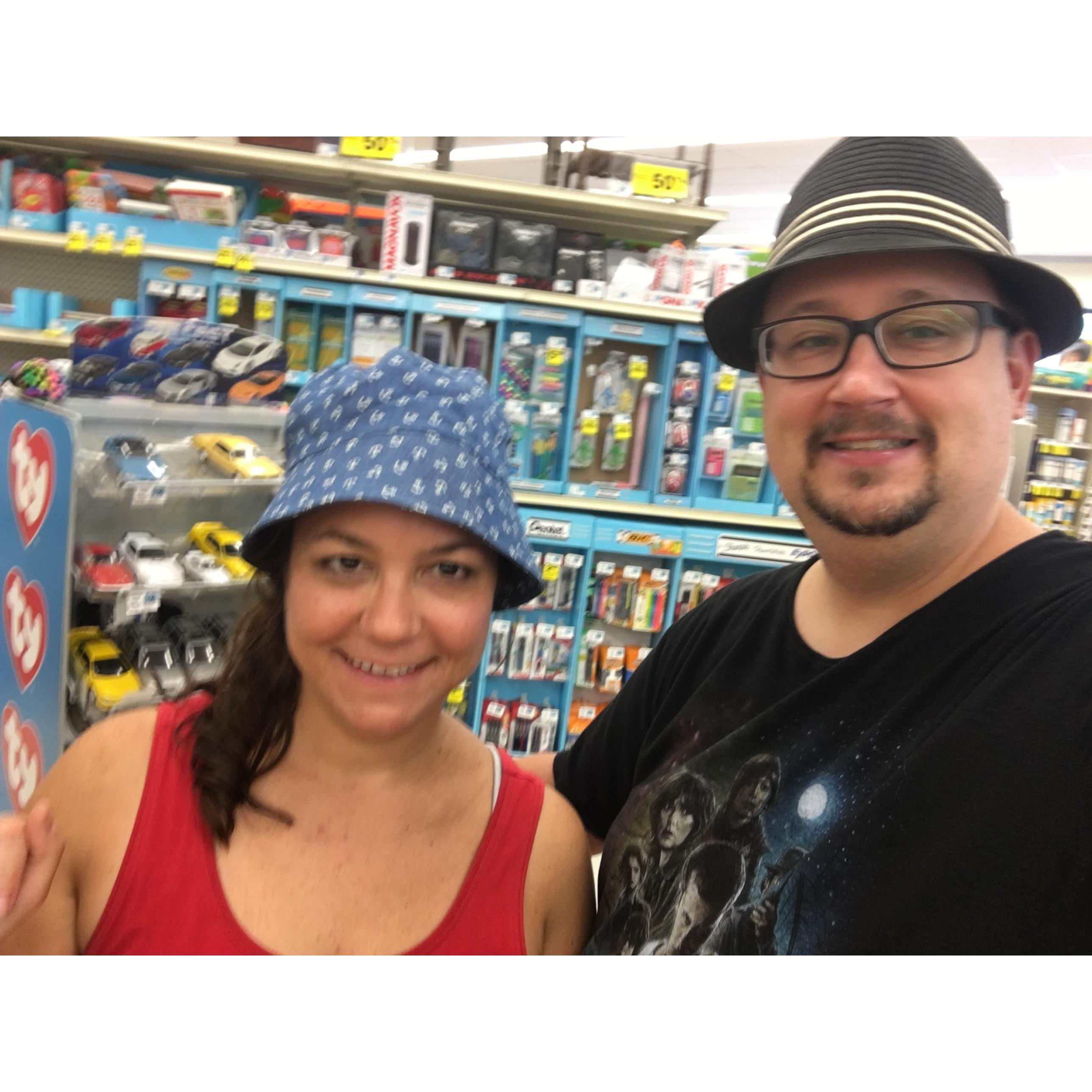 Do these hats make us look engaged?