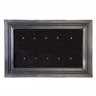 Rubber Door Mat Insert Frame in Black
