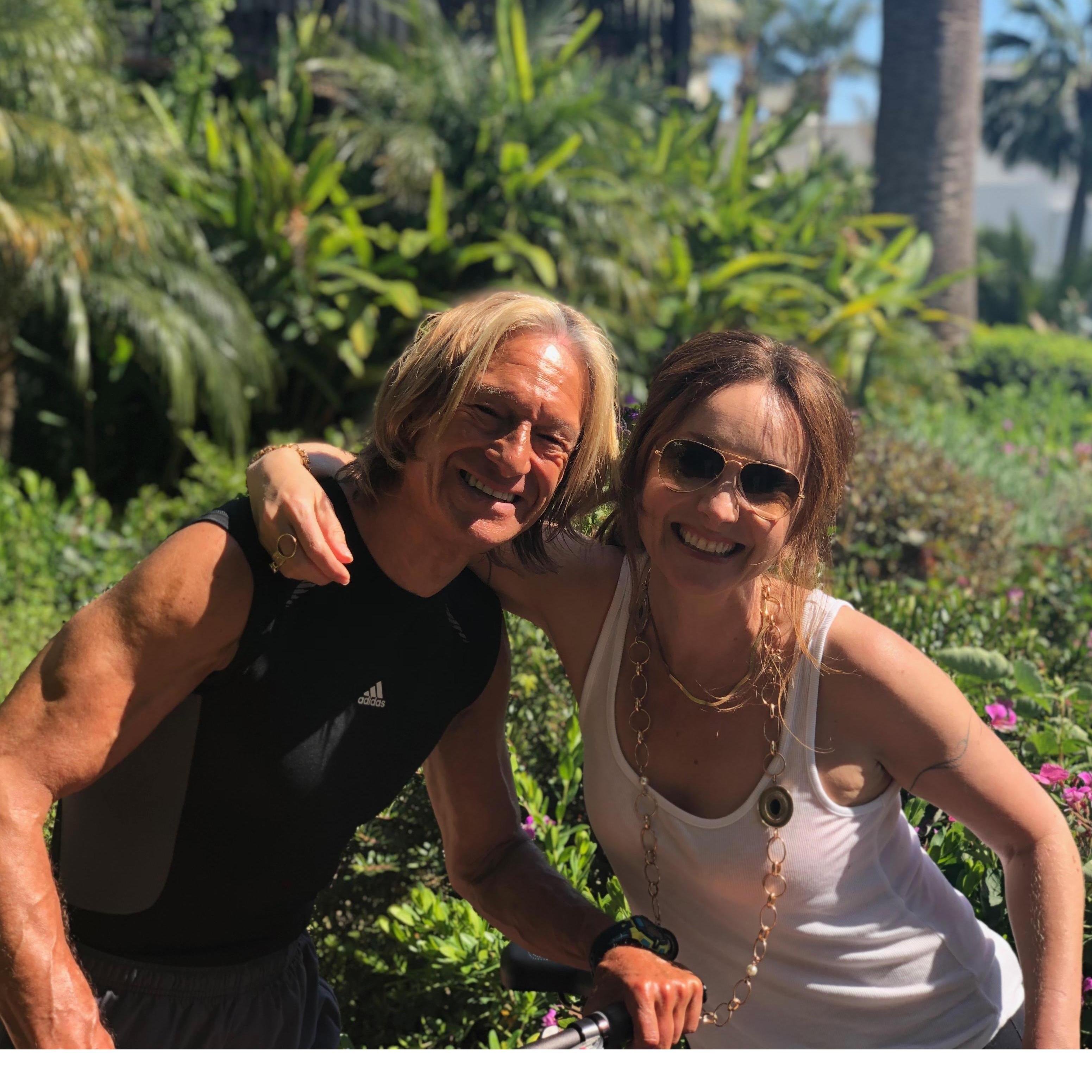 Right after our engagement in Santa Barbara on a bike ride