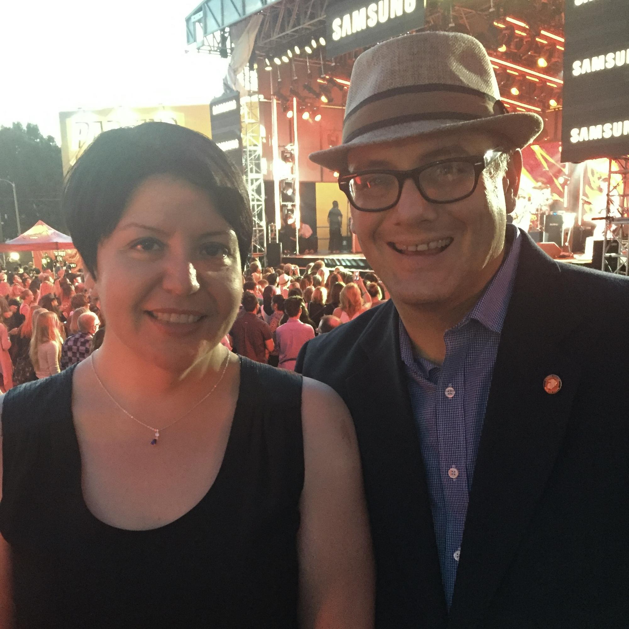 At the Jimmy Kimmel Show