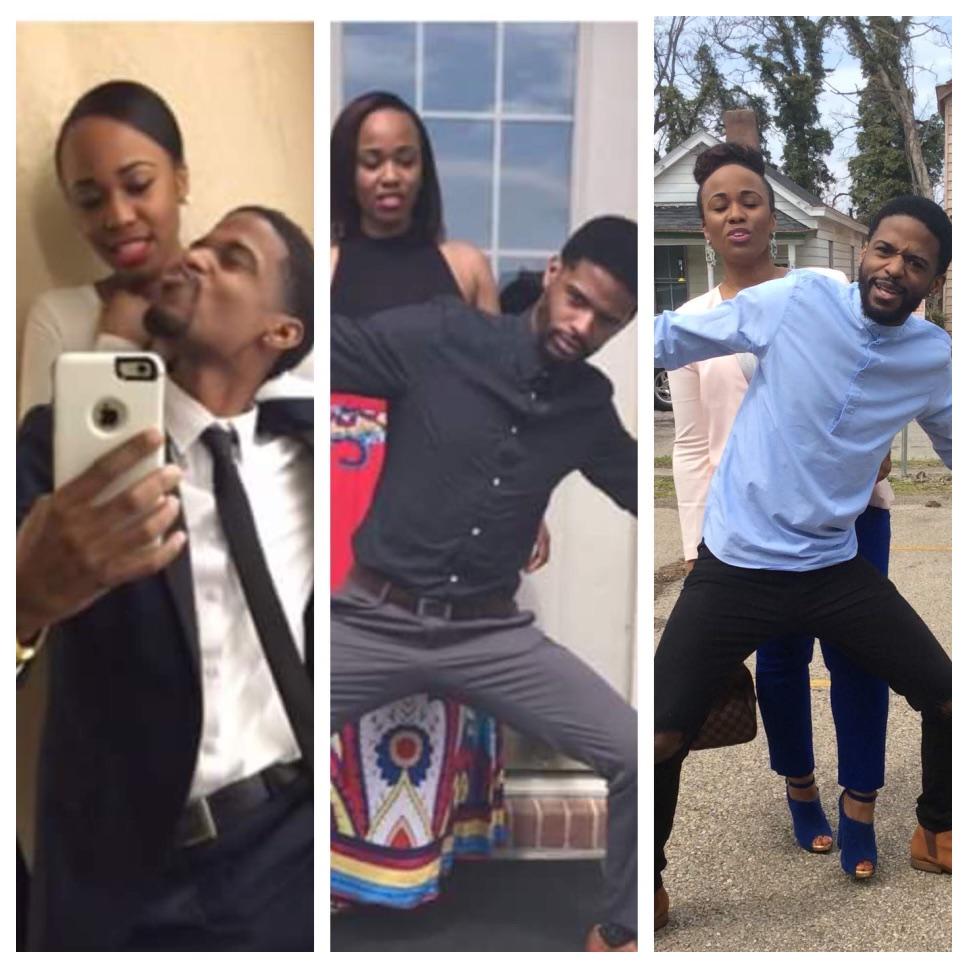 Every year since our first pic together, we take a picture just like it on Easter. These are from 2016, 2017, and 2018.