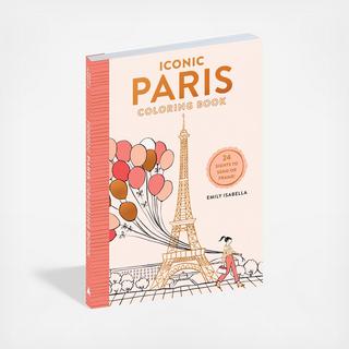 Iconic Paris Coloring Book