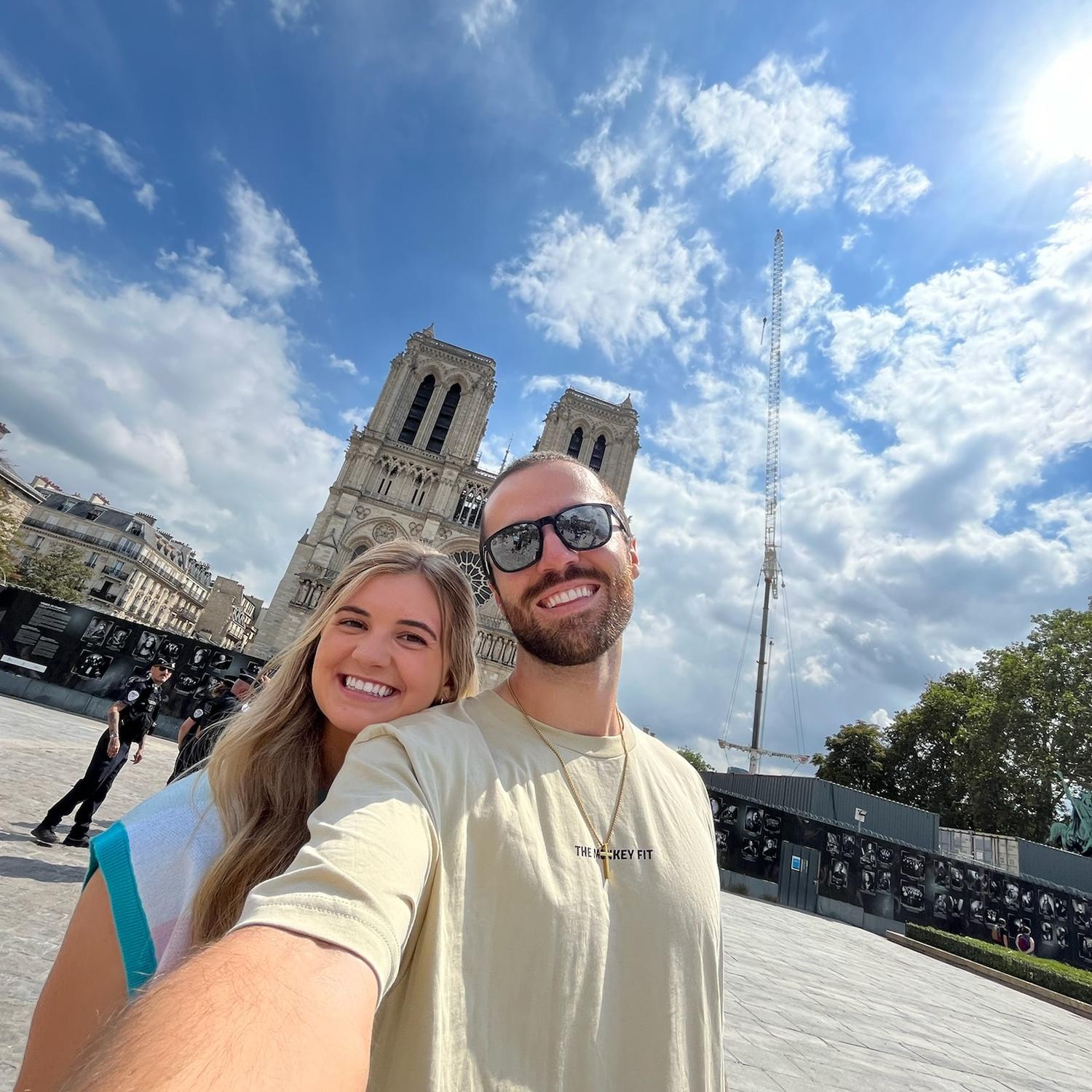 Exploring Paris together while in France for the Olympics and Paralympics.
