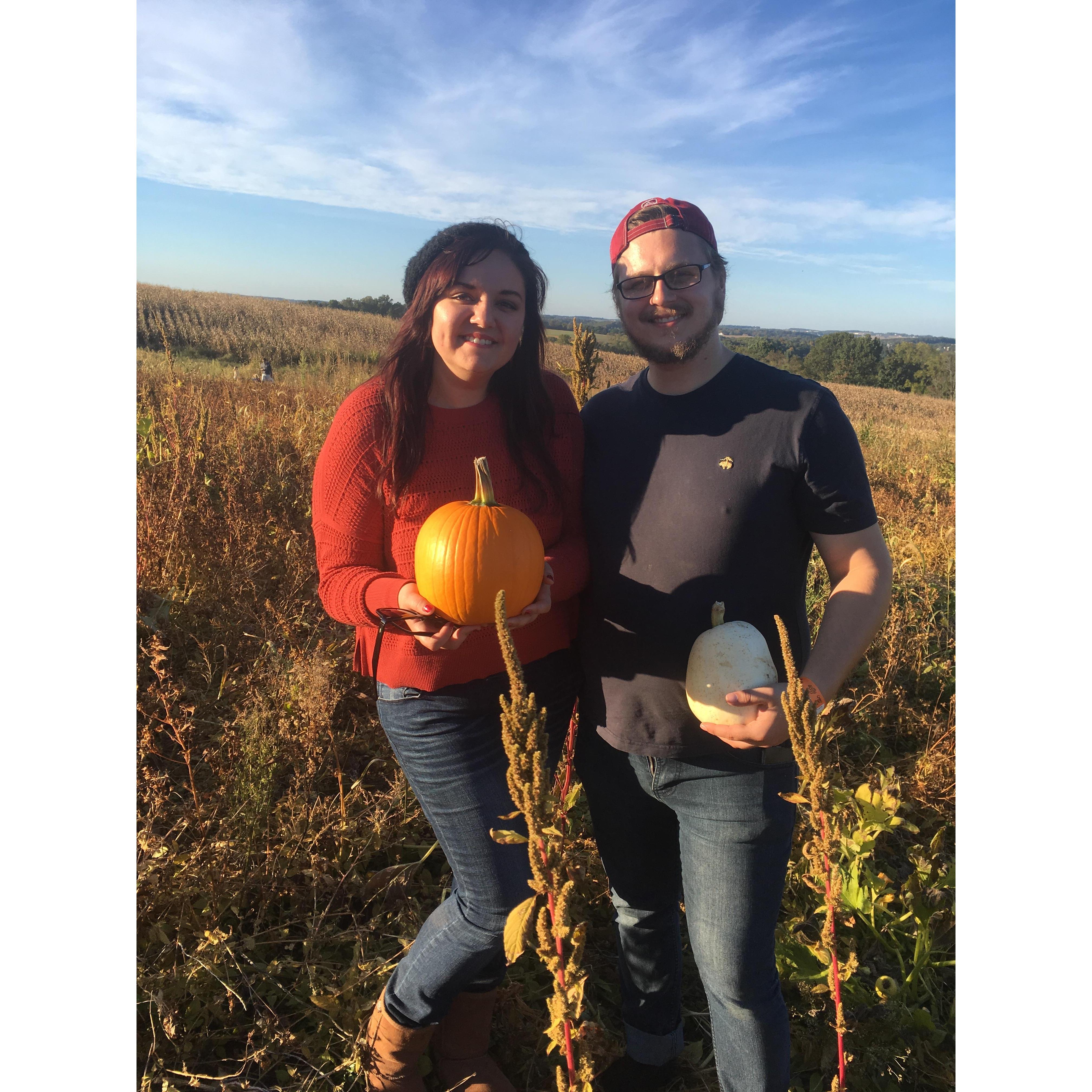 Our first annual autumn traditions! October 2015.