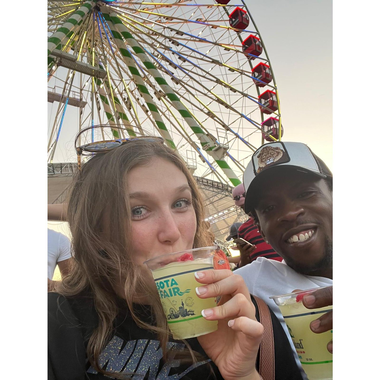 Rachel has always been a huge fan of the MN State Fair- she didn't hesitate to loop Dami into the fun!