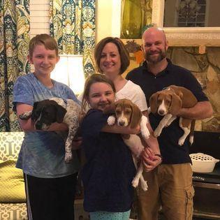 Two kids, a BIG kid, and 3 fur babies. Blessed beyond measure!