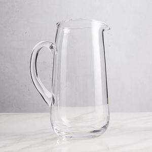 WEST ELM - Organic Shaped Glass Pitcher