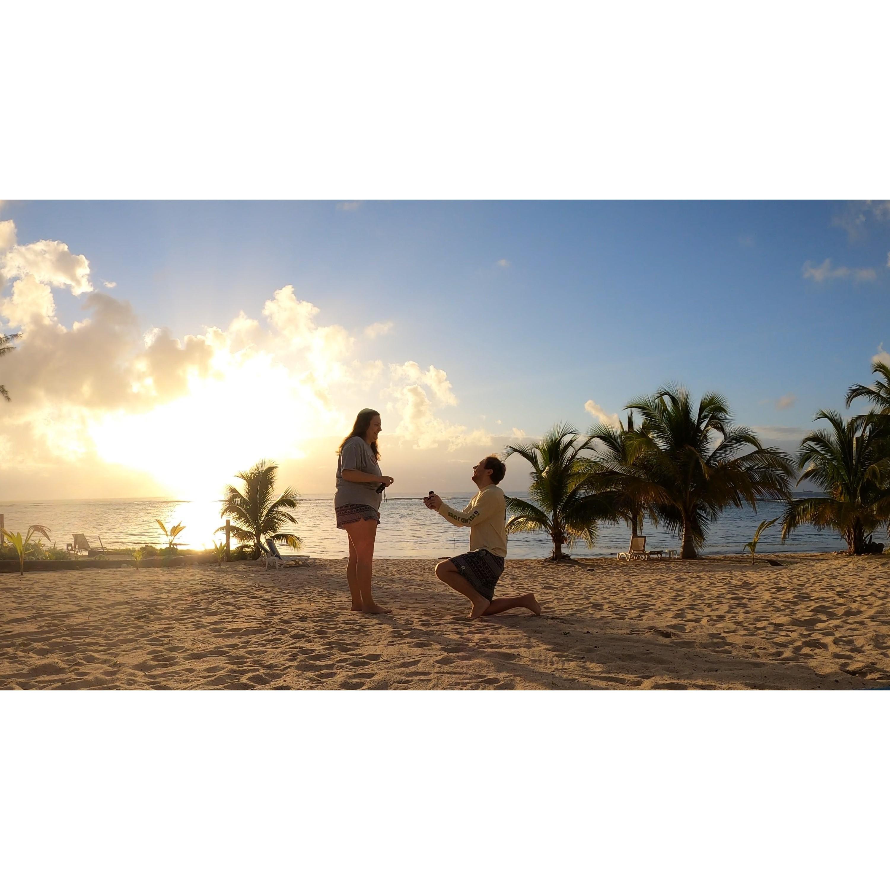 Engagement in the Cayman Islands!