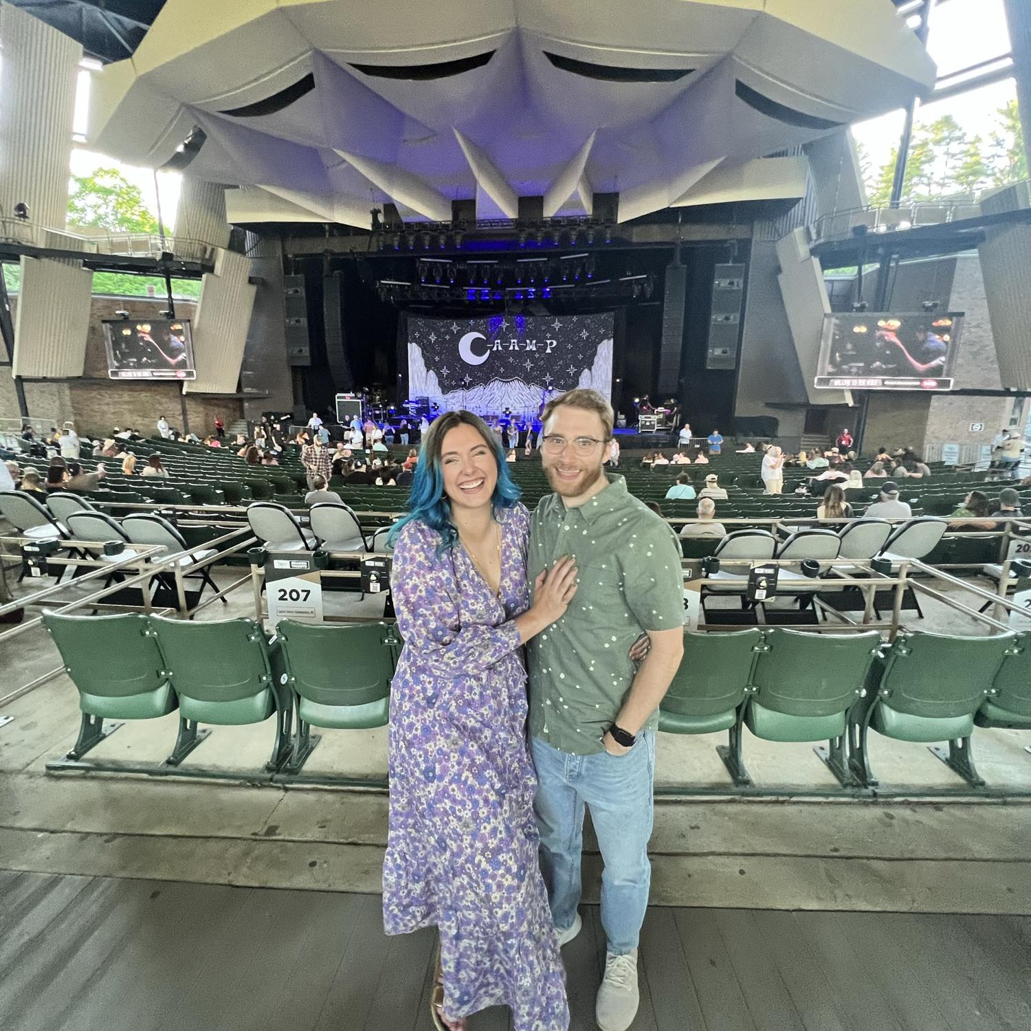 Seeing Caamp in concert!