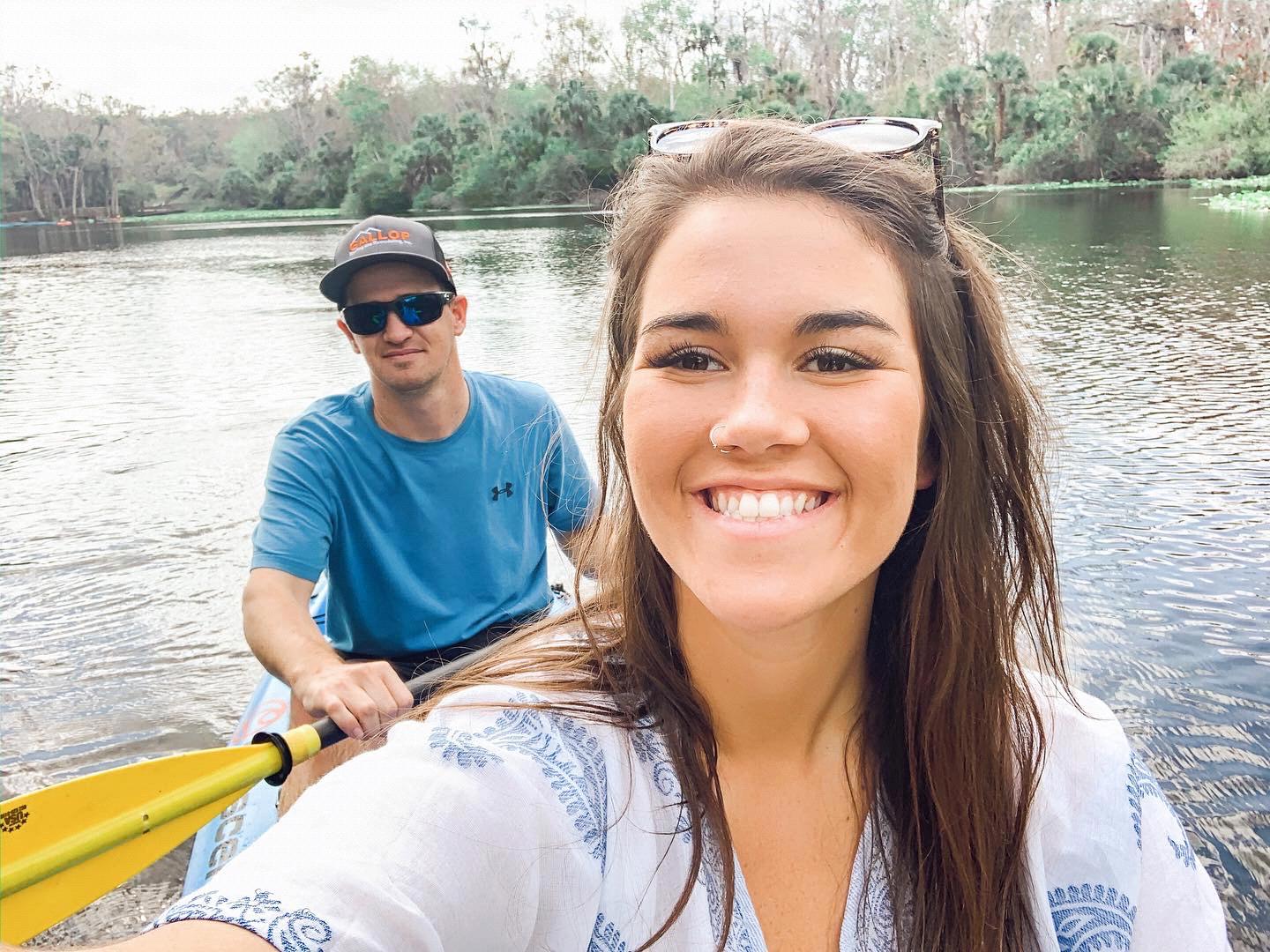 Went kayaking and saw alligators, up close and personal!