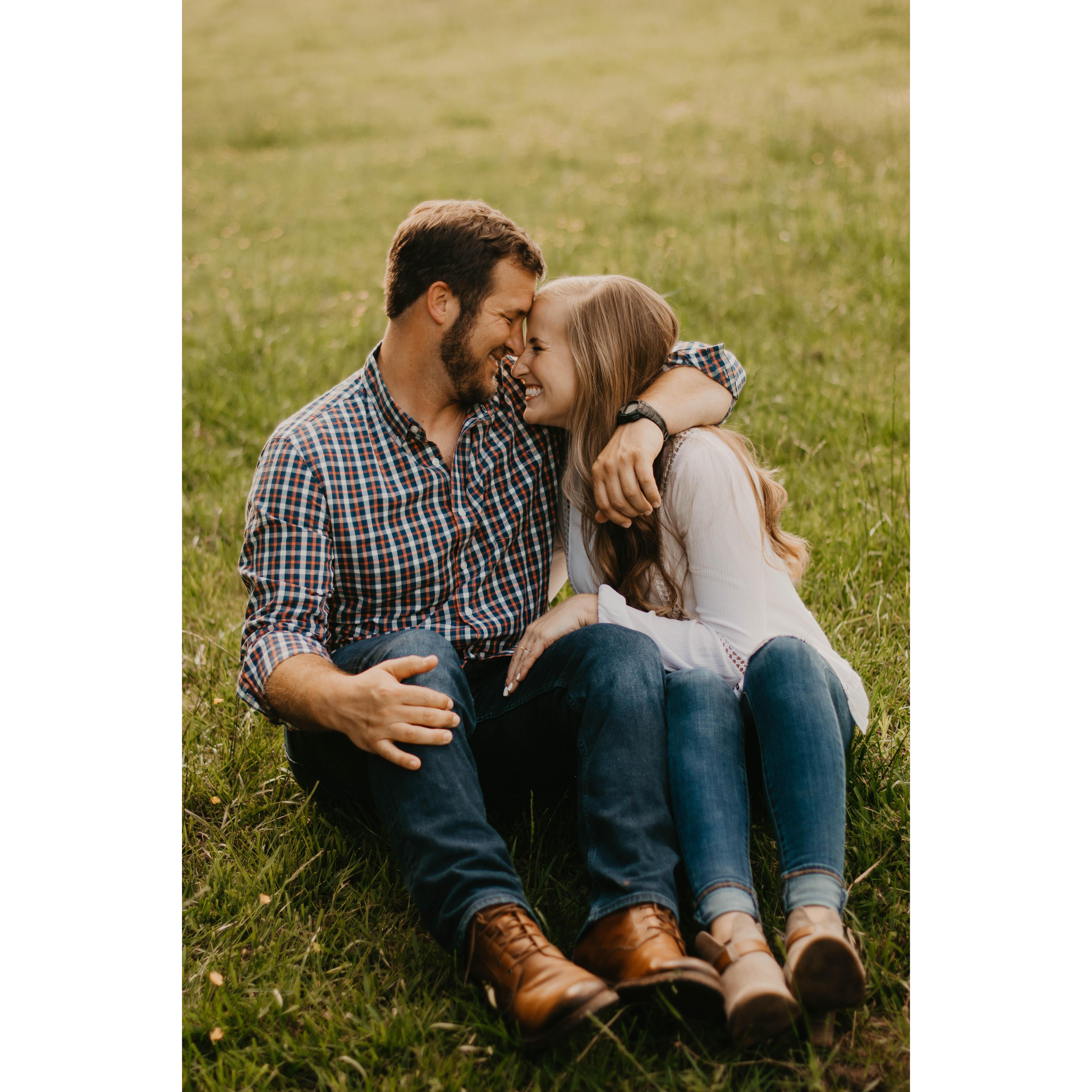 Engagement Photos by Cedar and Palm Photography.