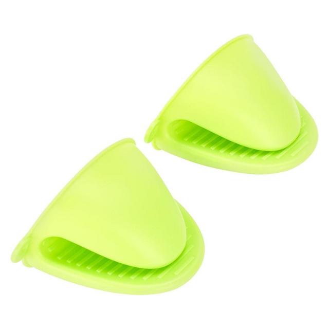Barvivo Silicone Pot Holders, Set of 2, Green