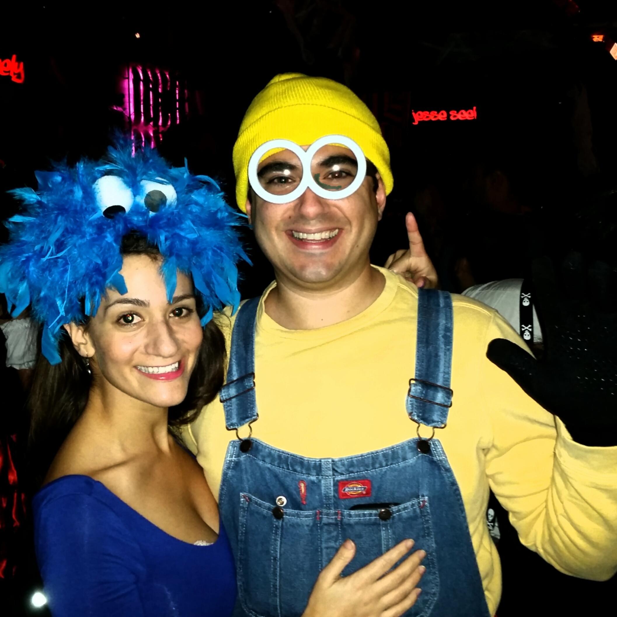 halloween in chicago - minion & cookie monster