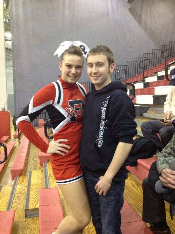 Mark would come to every cheerleading competition to watch Kirstin perform