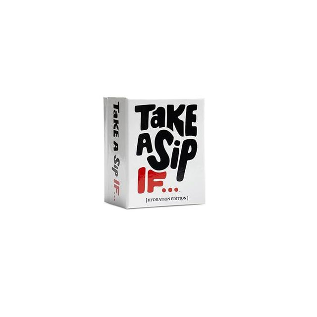 Take A Sip If… [Hilarious Party Game for Adults, Perfect for Game Night, Ice Breakers, Conversation Starter, Great for Chill Nights or Big Groups, Fun Gift for Friends]