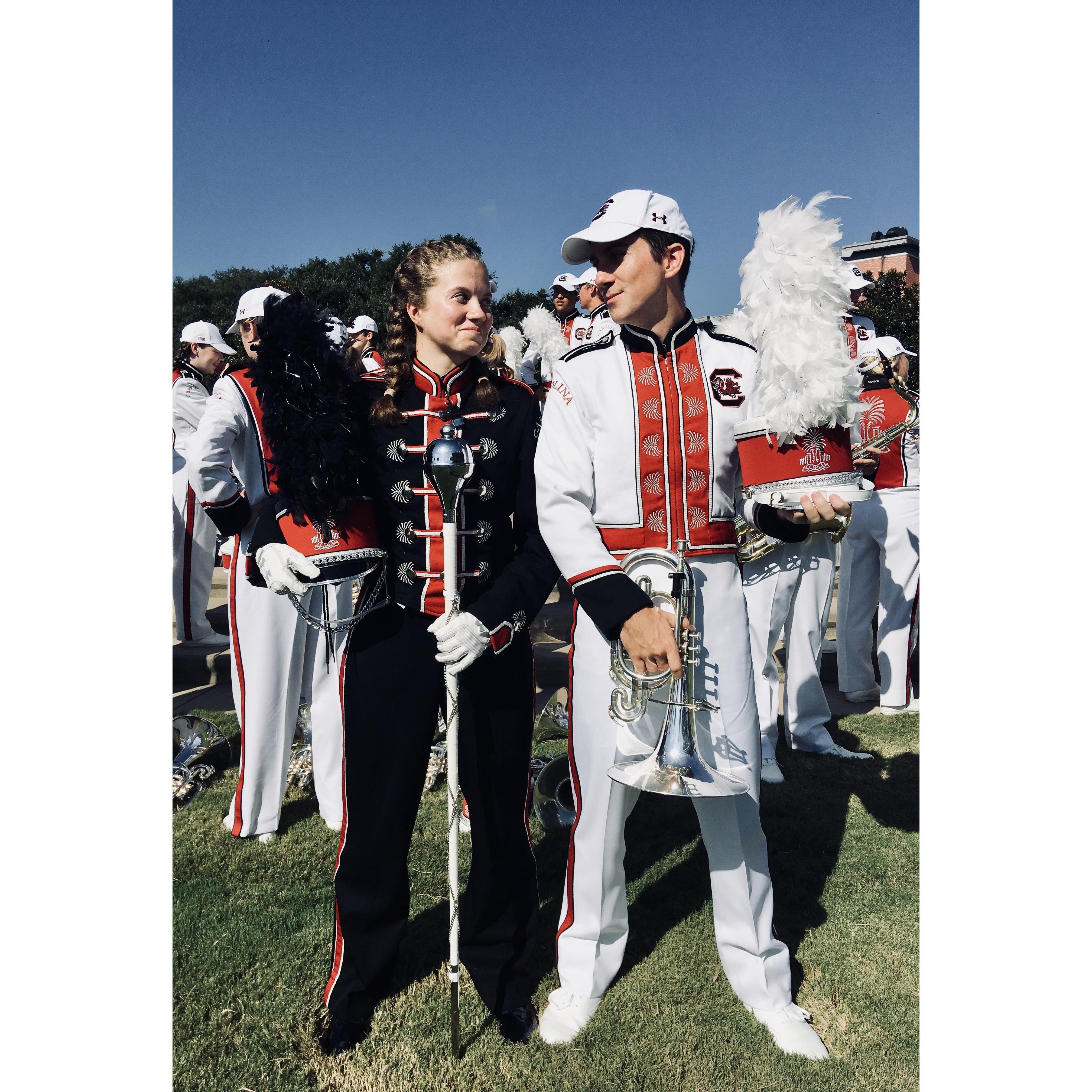 9/1/18
The first game of the 2018 season- Sam's first as mellophone section leader and Kylie's first as drum major
