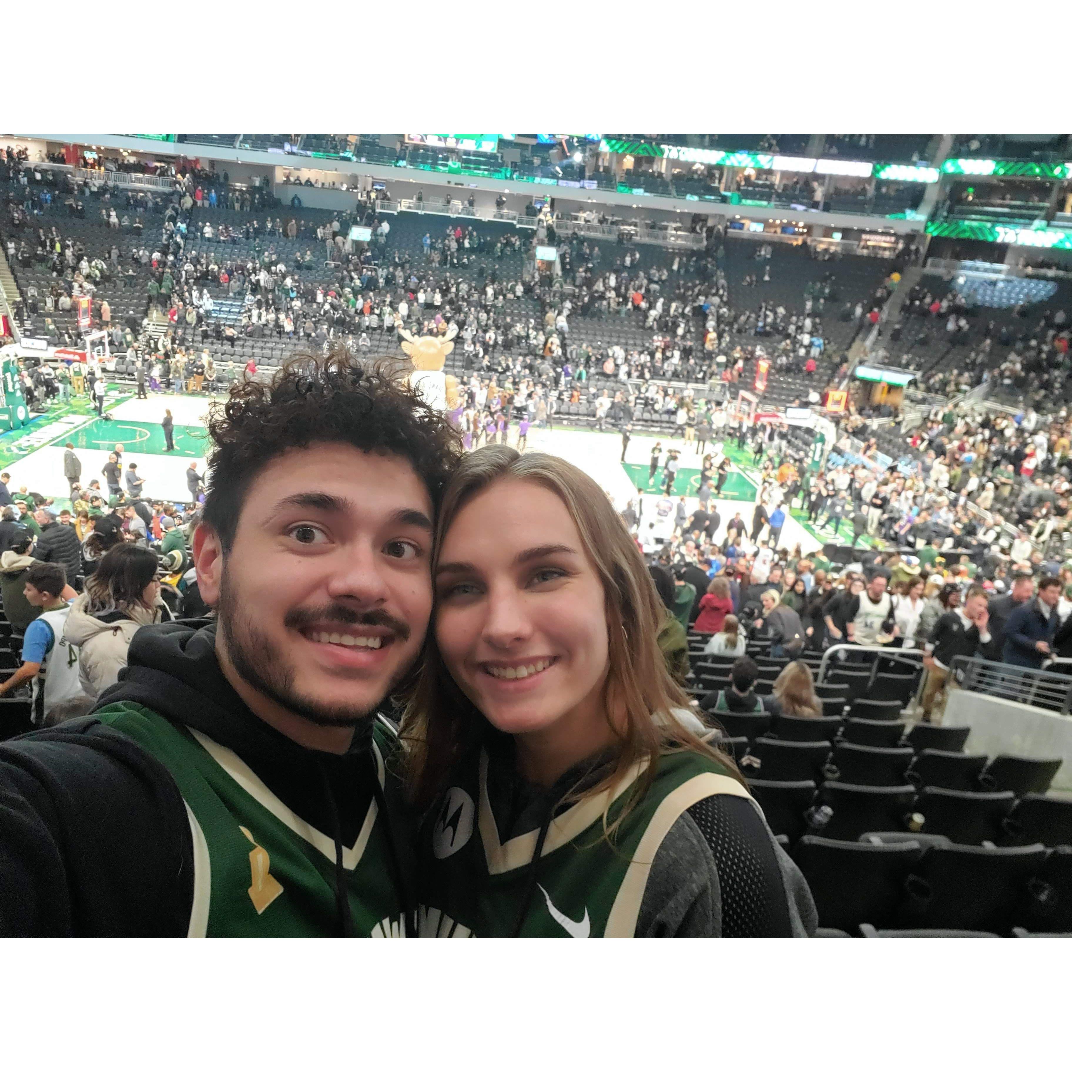 First Bucks game!