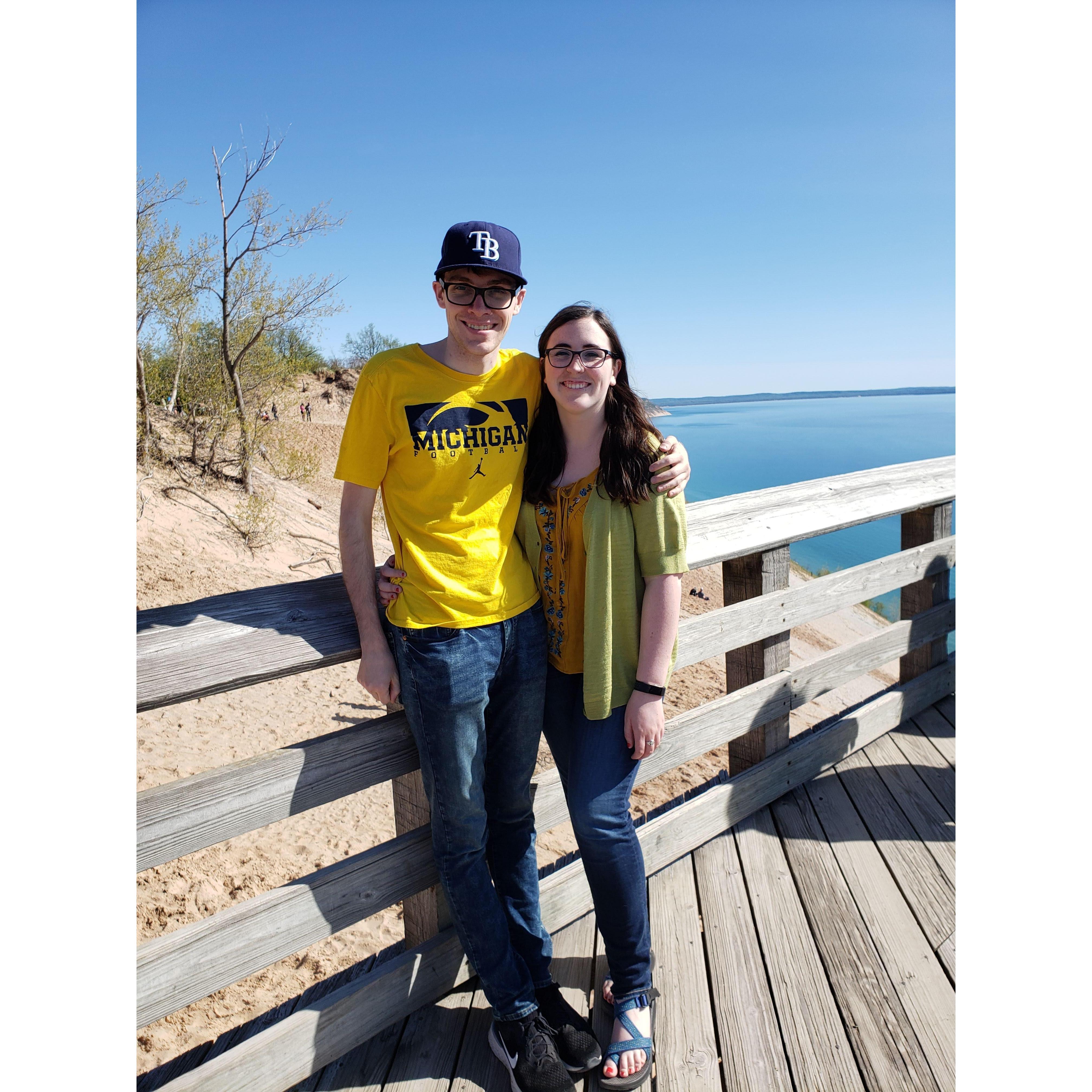 Sleeping Bear Dunes, Empire Michigan May 2019