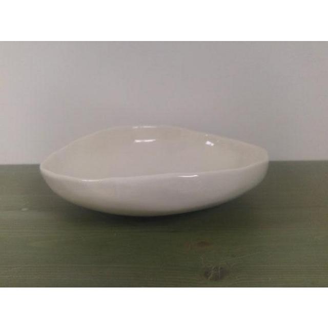 Shallow Bowl / Plate - Blanc Satiné