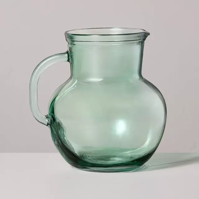 77oz Recycled Glass Beverage Pitcher - Hearth & Hand™ with Magnolia