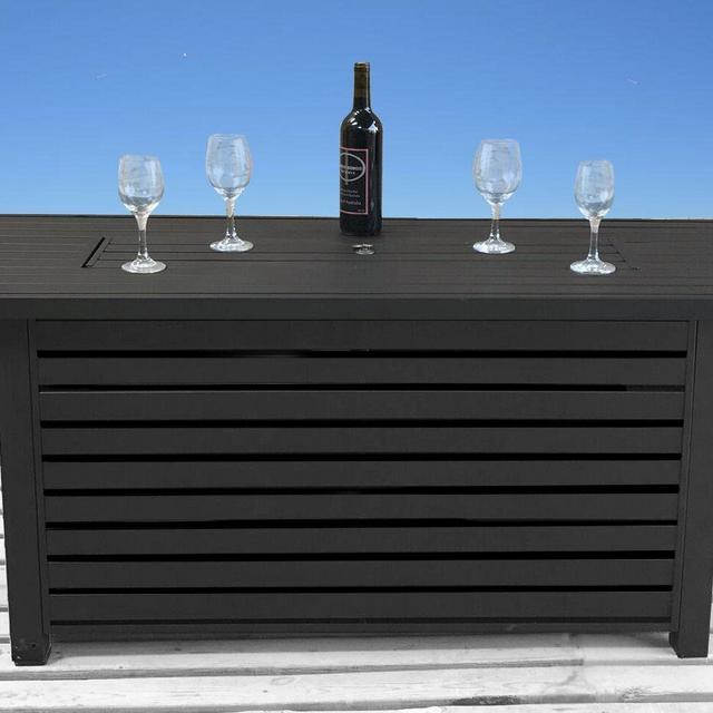 Lebeau Steel Propane Gas Fire Pit Table