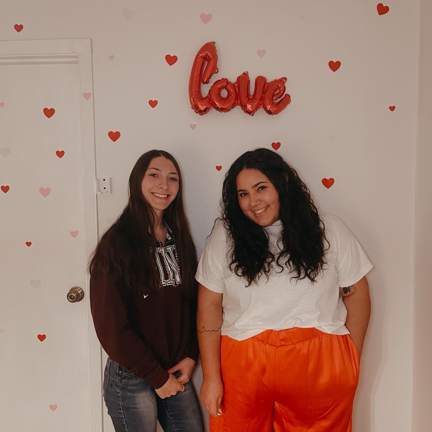 Kali and Alyssa  at our 'Galentines' in 2023