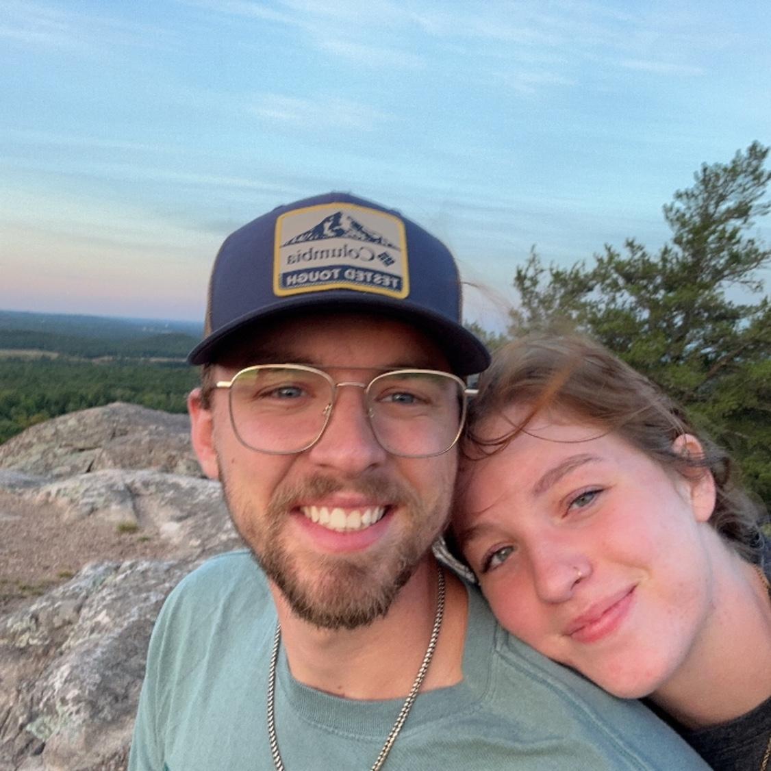 Hogback mountain! Little did we know, this is where we would get engaged just about a year later…