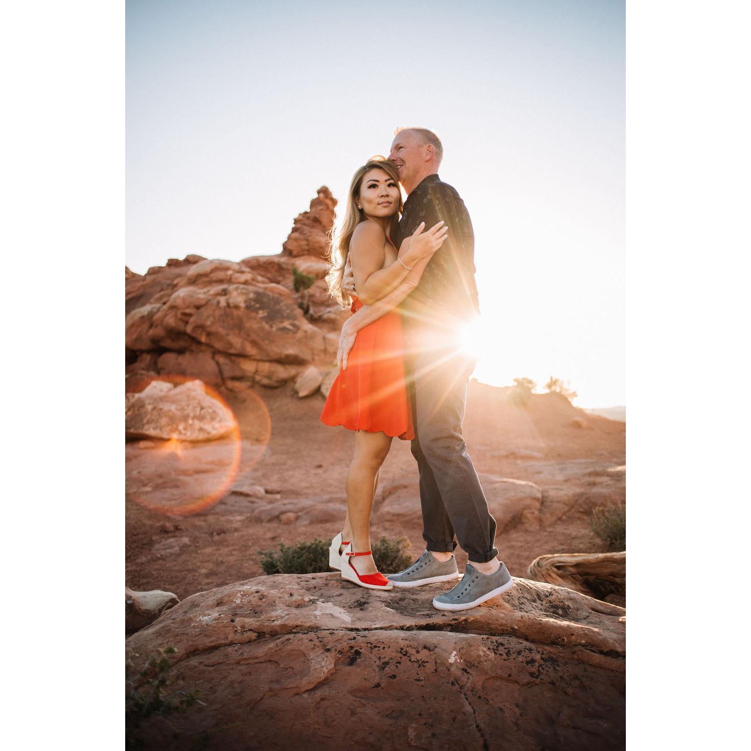 Sunset in Moab, UT