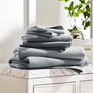 Waffle Terry 6-Piece Bath Towel Set