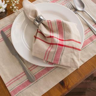 French Stripe Placemat, Set of 6