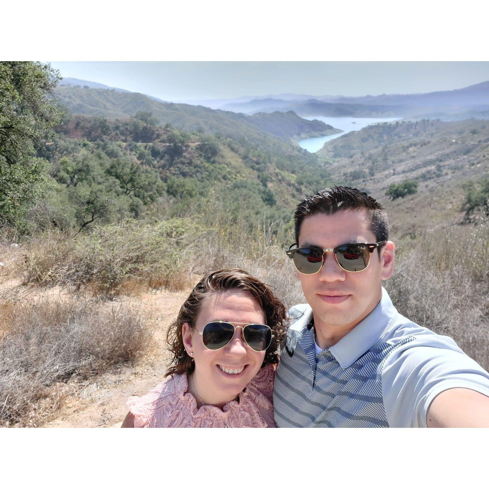 Our trip to California. Nathanael became an expert at identifying pepper in wines.