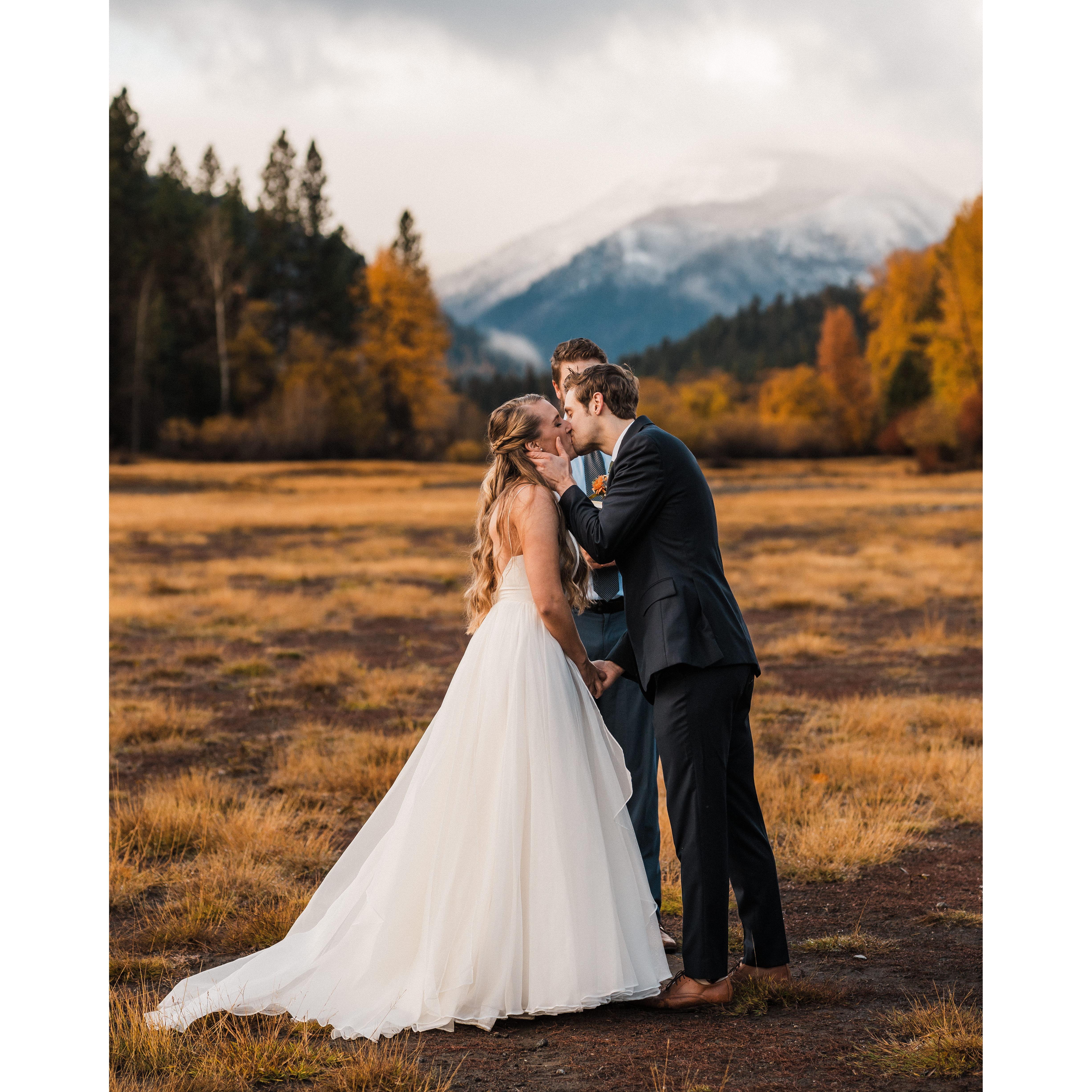 Right after we said "I do"