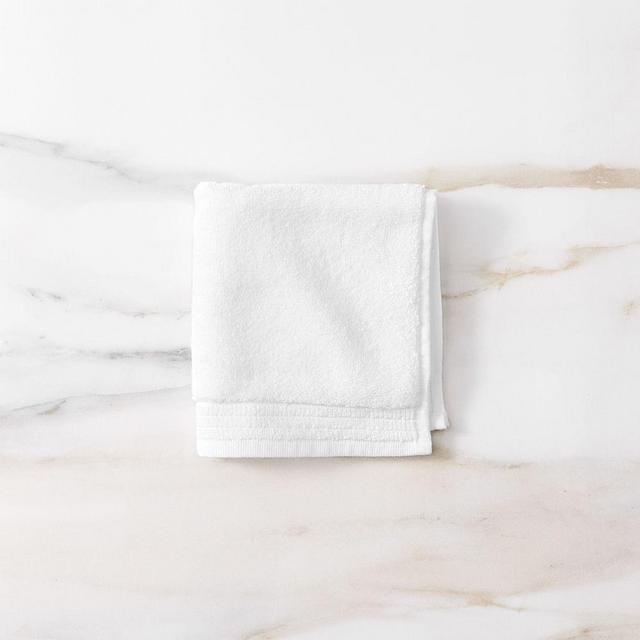Organic Premium Towel, Washcloth, White 