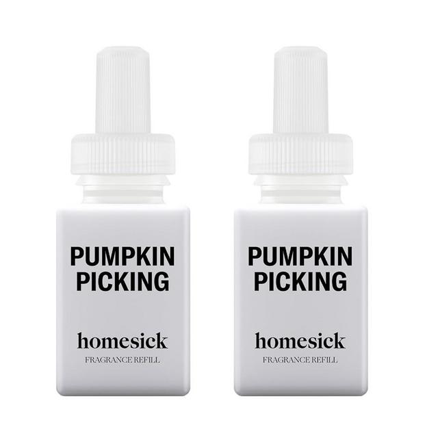 Pura and Homesick - Fragrance for Smart Home Air Diffusers - Room Freshener - Aromatherapy Scents for Bedrooms & Living Rooms - Odor Eliminator - 2 Pack - Pumpkin Picking