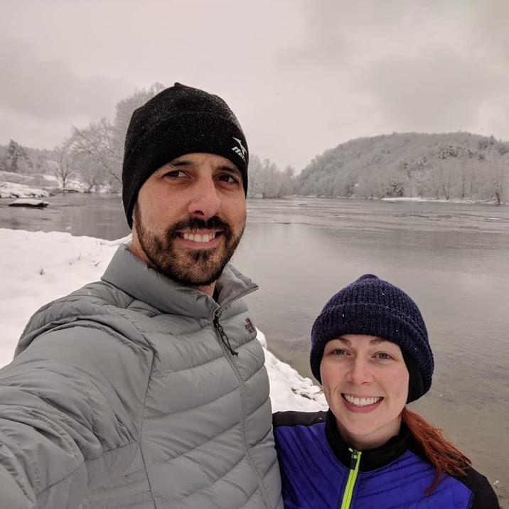Snowy run in Virginia!