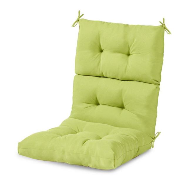 Romhouse Outdoor Chair Cushion - High Back Solid Dining Chair Cushion High Rebound Foam Waterproof Mildew Resistant for Patio Garden - 44x21x5 inch