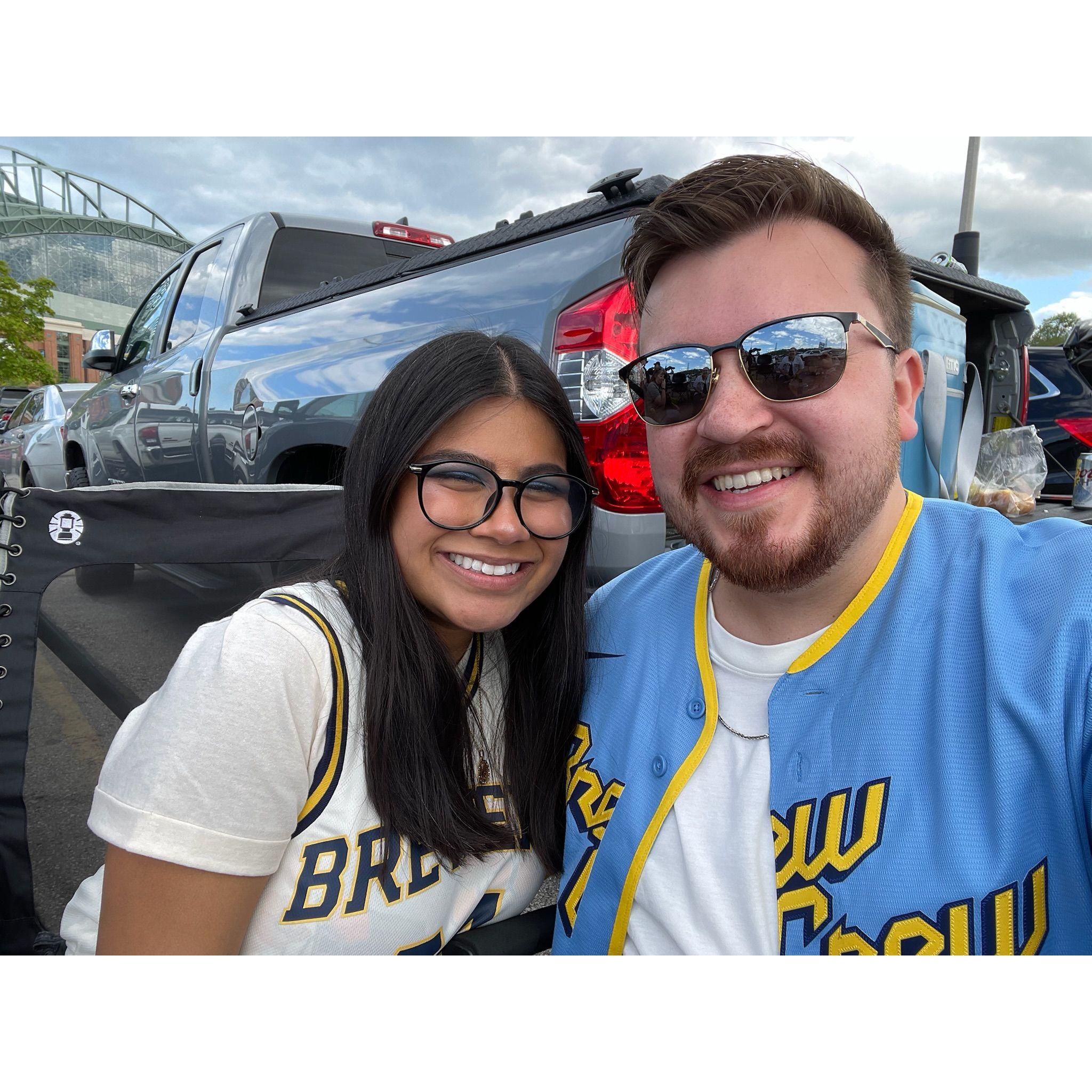 First Brewer’s game together…and my first ever!