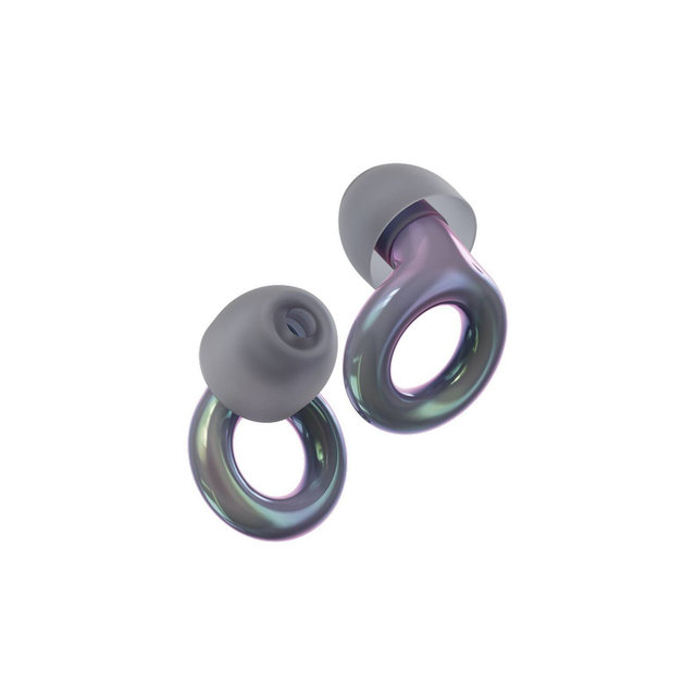 Loop Experience 2 Earplugs for Live Events Concerts Festivals and Night Outs - Titanium Holographic
