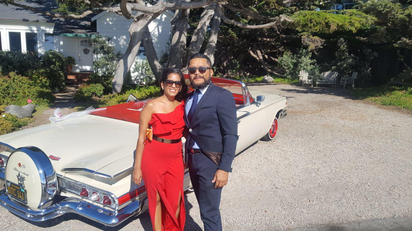 Posing with a low rider makes us feel cool