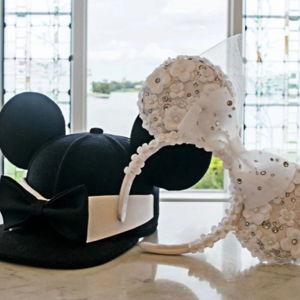 Bride and Groom Mickey ears