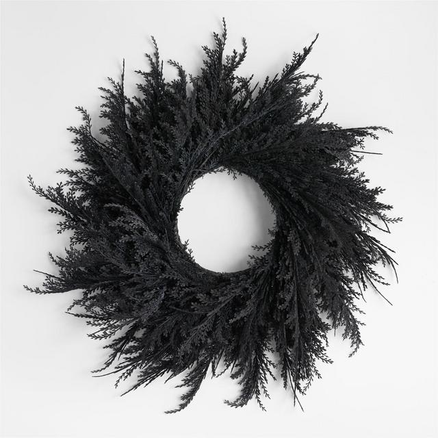 Spooky Black Wreath