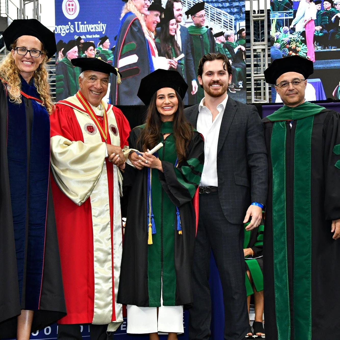 Mandy's St. George's University medical school graduation. It was so special having J with me as I received my diploma!