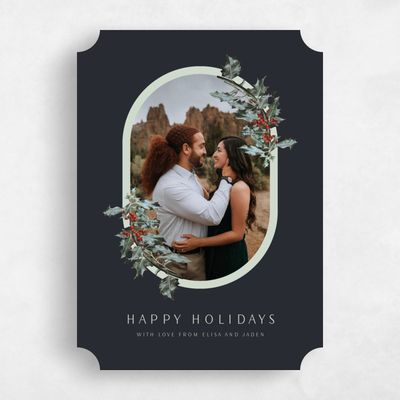 Grey Ticket Holiday Card - Sagle
