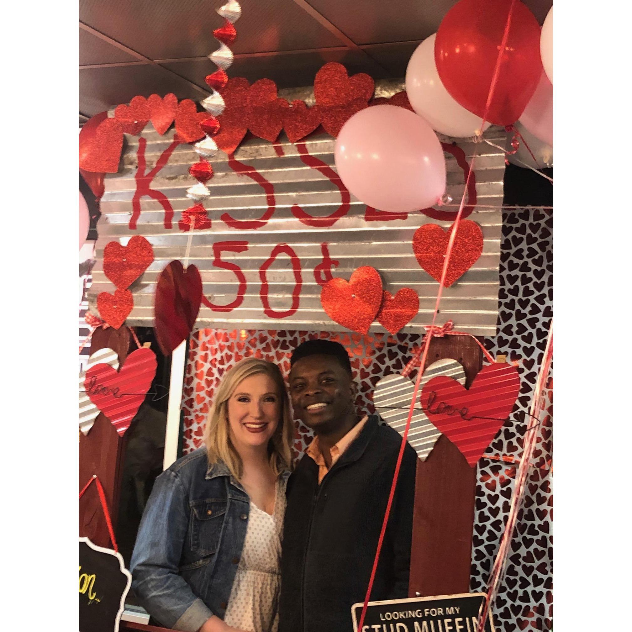 Valentine's dinner at Waffle House