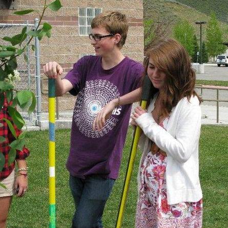 Dylan joined our high school environmental club just to talk to Lex - 2009