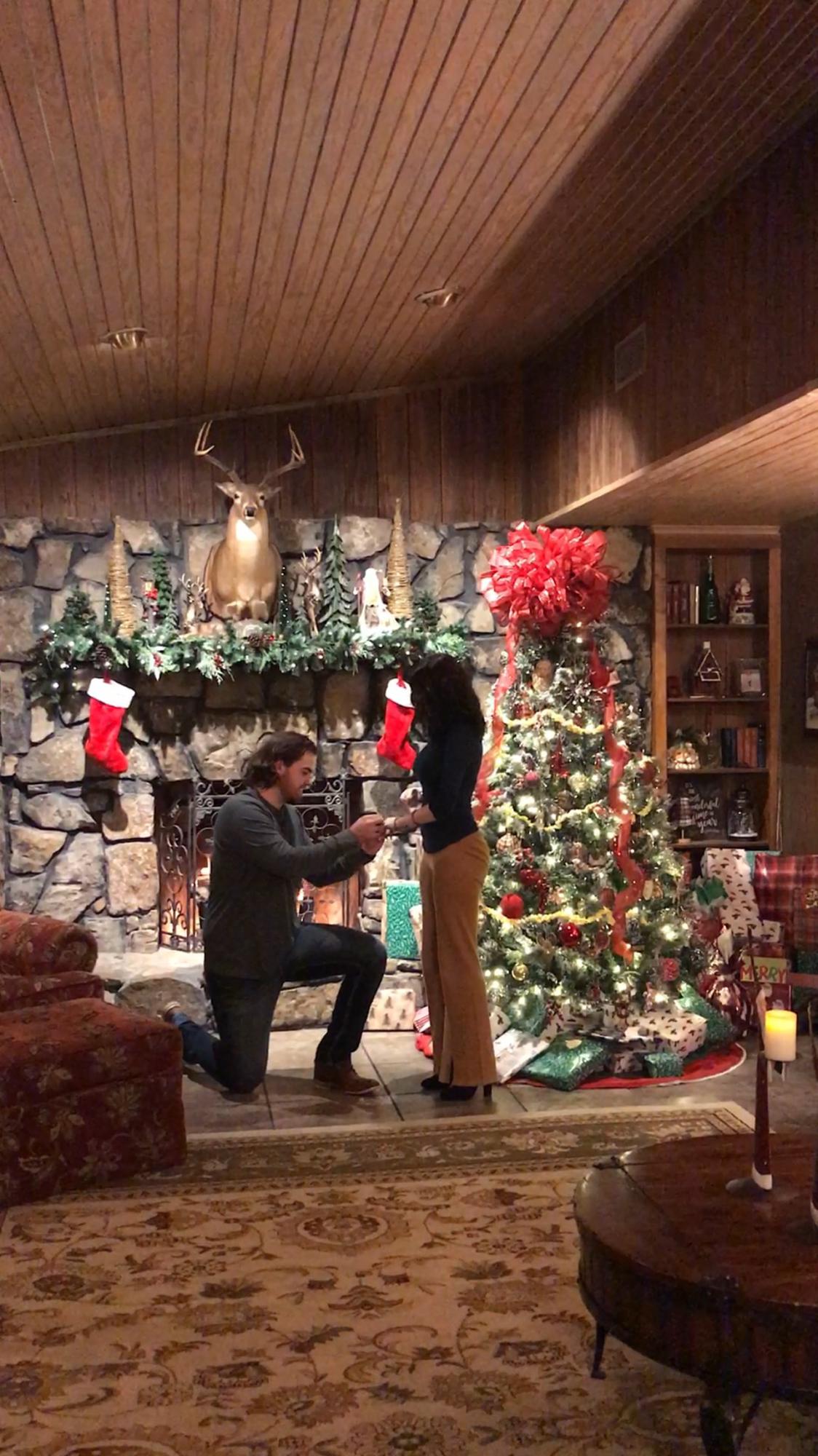 Our engagement! (fingers crossed Bri will not run away from Dale at the wedding like she did after realizing he was proposing😅)