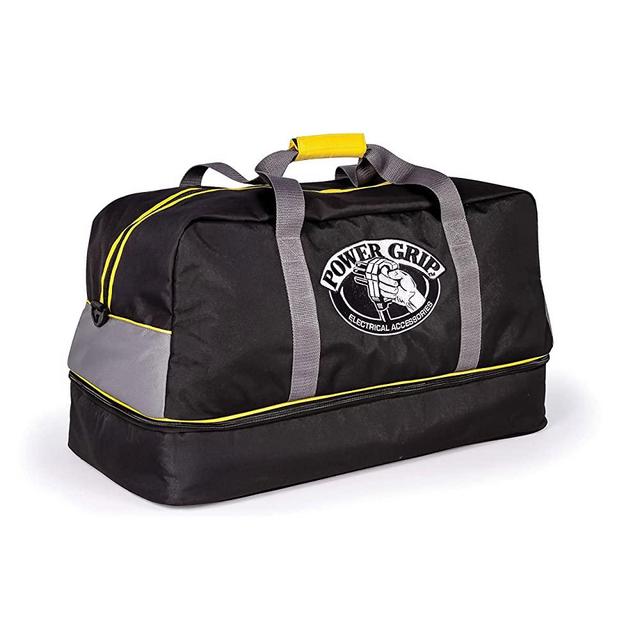 Camco Power Grip Electrical Accessory Bag with Adapter Storage Storage Duffel Secures PowerGrip Extension Cords and Accessories (55014)
