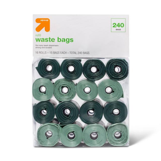 Fragrance Free Dog Waste Bag Refills - L - 240ct - up & up™