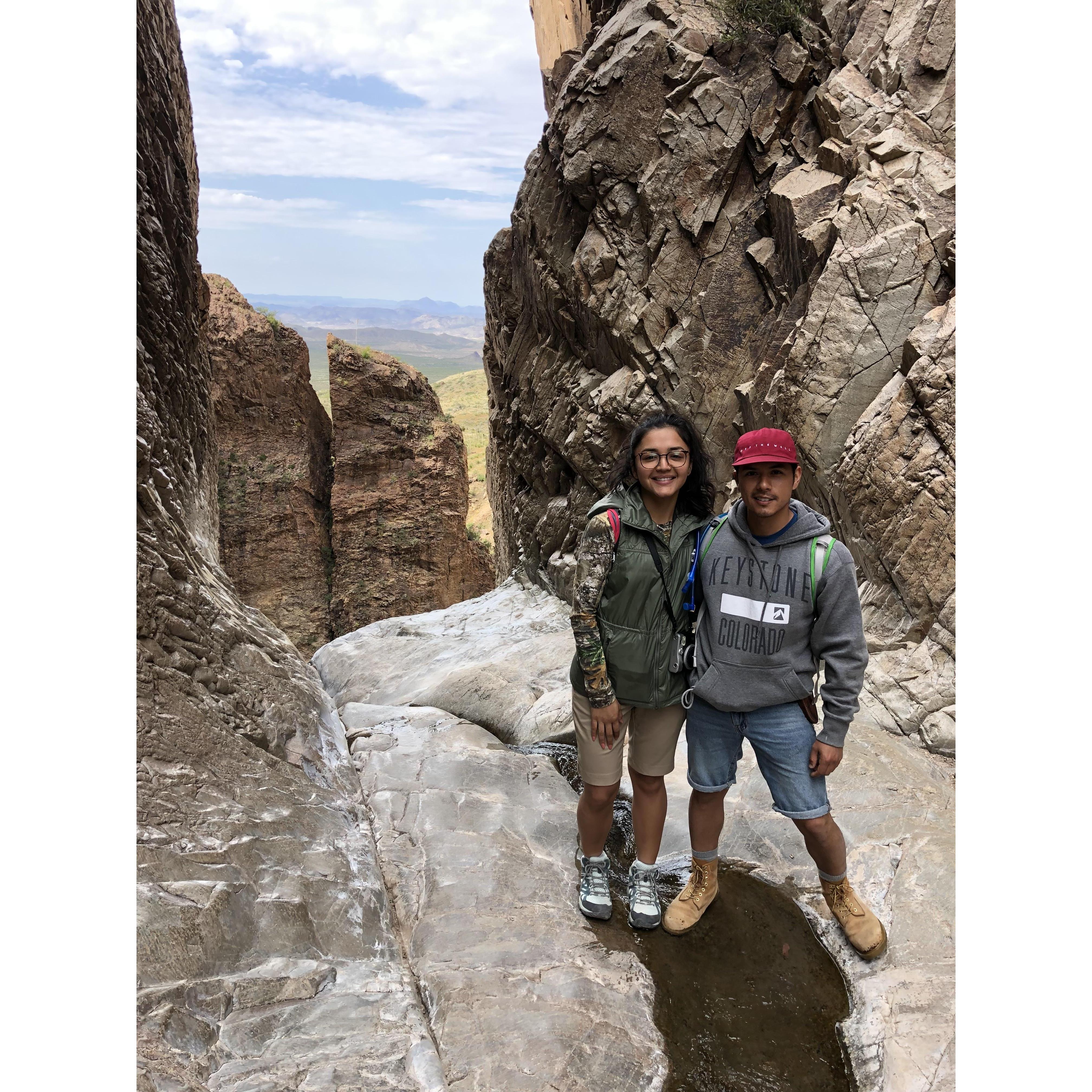 First hike in Big Bend National Park